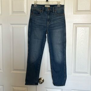 Like new Madewell stovepipe jeans.